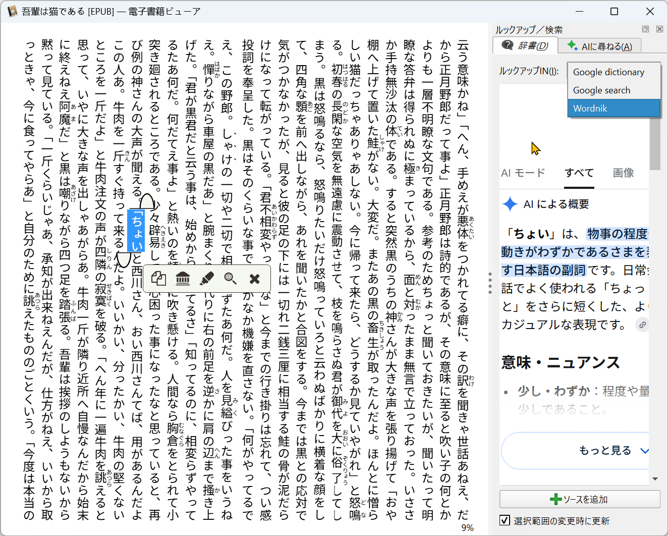 epub辞書