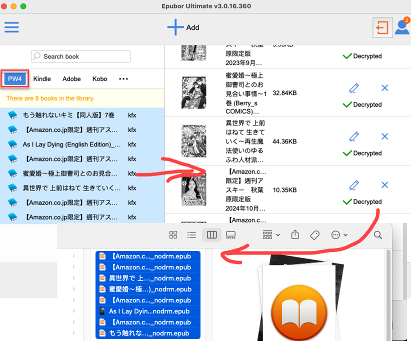 kindle mac kfx-zip