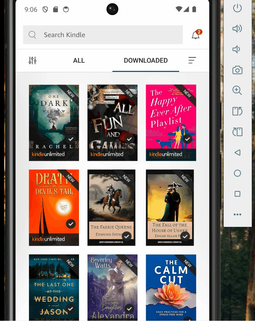 Kindleをandroidアプリからダウンロード削除